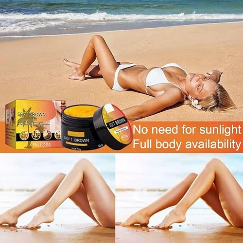 Miniatura 2 de Gel bronceador, loción bronceadora, loción de cama de bronceado, loción bronceadora para interiores y exteriores para protección de tatuajes y