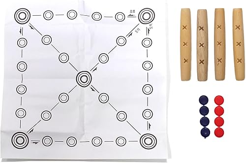 Miniatura 7 de Juego de mesa coreano, juego tradicional YUT, Folk Yutnori YUT Nori Juegos Set