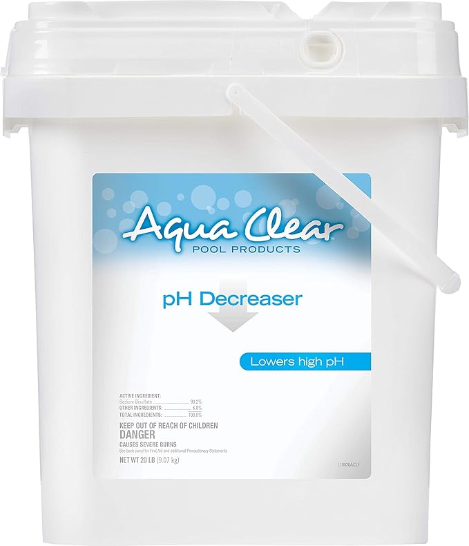 Aqua Clear Pool Products pH Decreaser 20 lb. Patio, Lawn