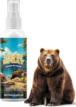 Long Range Bear Countermeasure Spray, 100ml Powerful Animal Repellent | Bitter Grizzly Bear Spray | Women Hiking Climbing Outdoor Safety Mountain Lion