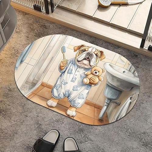 Miniatura 16 de Alfombra de baño súper absorbente de secado rápido con diseño de mármol negro, blanco, gris, dorado, parte inferior antideslizante de goma, fácil