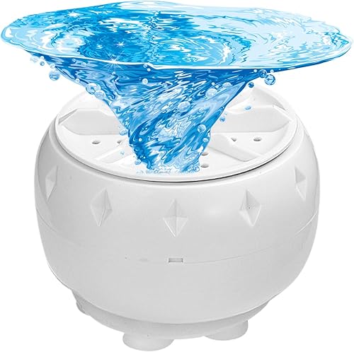 Miniatura 9 de Mini lavadora ultrasónica, Dispositivo de lavandería portátil enchufable, Pequeño dispositivo de lavadora ABS, Limpiador compacto de bajo consumo,