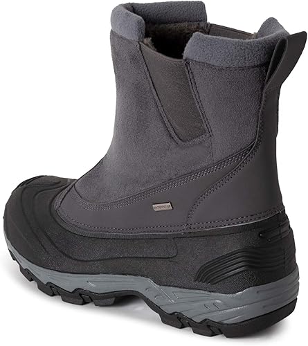 Miniatura 5 de Polar Suela impermeable para hombre, con forro de piel sintética totalmente forrada, botas de nieve duraderas para invierno