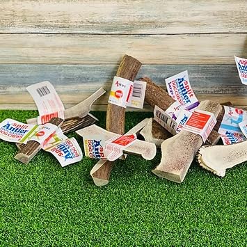 Antos Split Antler Medium Chews For Dogs Pack of 2 Split Horns Chew Dog Toy