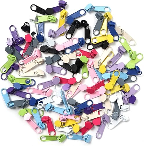 Miniatura 2 de DOITEM Kit de reparación de cremallera de 96 piezas, kit de rescate con cremallera 3# (12 colores) para ropa, chaquetas, bolsos, equipaje, mochilas