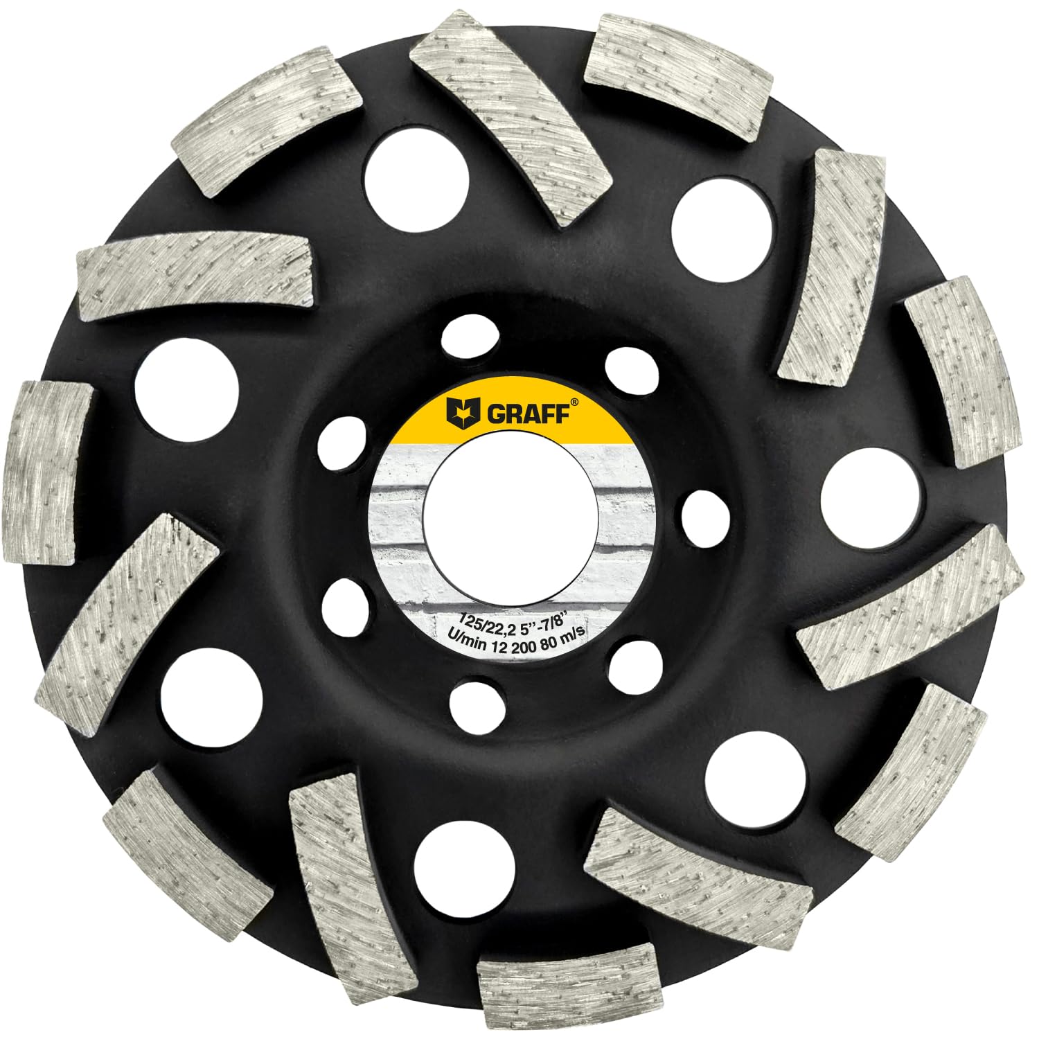 DEWALT Winkelschleifer 125 Mm, 1500 W + Diamant-Topfscheibe Für Beton & Steinzeug