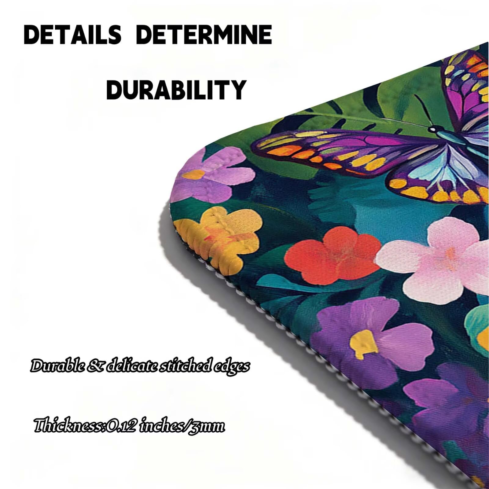 Tapis de Souris Gaming, Papillon sous Main Bureau XXL 900x400cm g811g-485