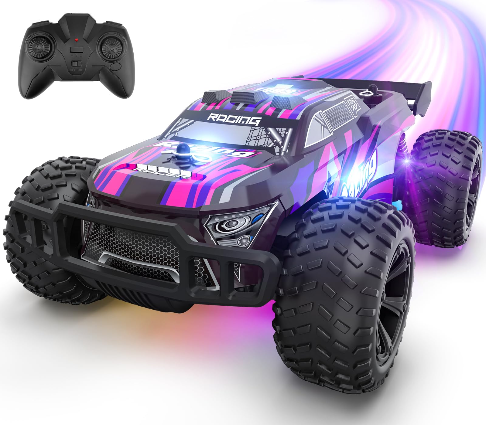 Macchina Telecomandata Tutti i Terreni, Giochi Bambini 6 7 8 9 10 11 12 Anni Macchinina Radiocomandata Auto RC 2.4GHz Alta Velocità 15km/h Regalo Pasqua Compleanno Giocattolo Bimbi Ragazzi Gioco