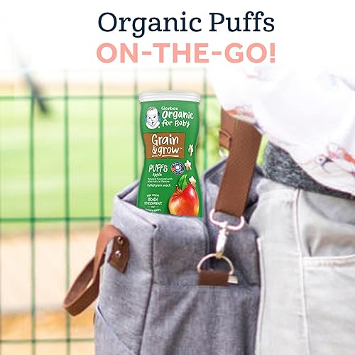 Miniatura 9 de Gerber Bocadillos orgánicos para granos de bebé y crecimiento (paquete variado)