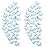 Outus 120 Pcs Blue 3D Butterfly Decorations Butterfly Wall Decor Removable for Crafts Birthday Cake Decorations Bouquet Flower Arrangements