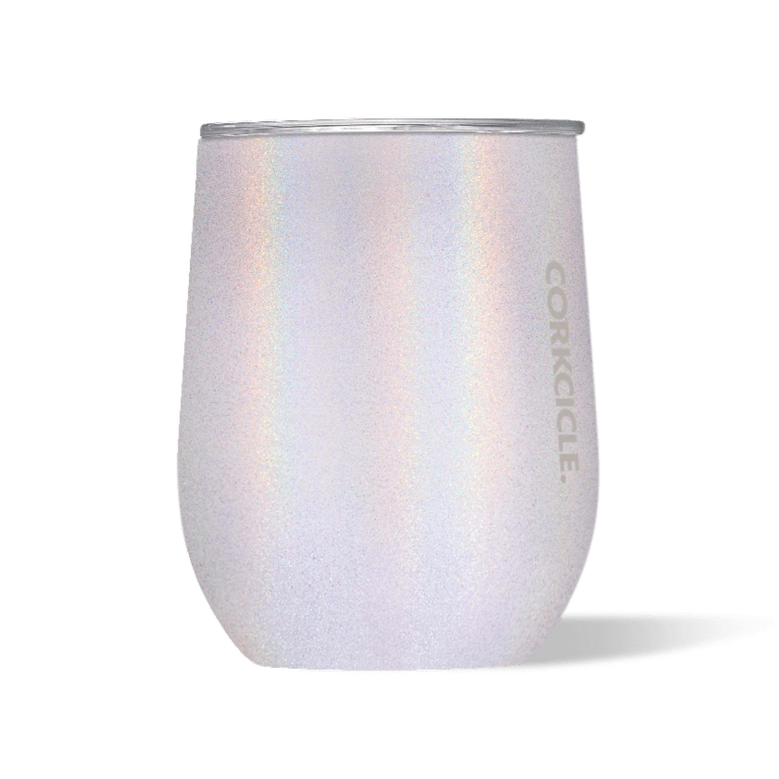 Corkcicle Origins Stemless Cup - Triple Insulated Stainless Steel Travel Wine Cup Tumbler for Coffee, Wine, and Cocktails - Spill Proof, Reusable, BPA-Free, Dishwasher Safe - 12oz/355ml, Unicorn Magic