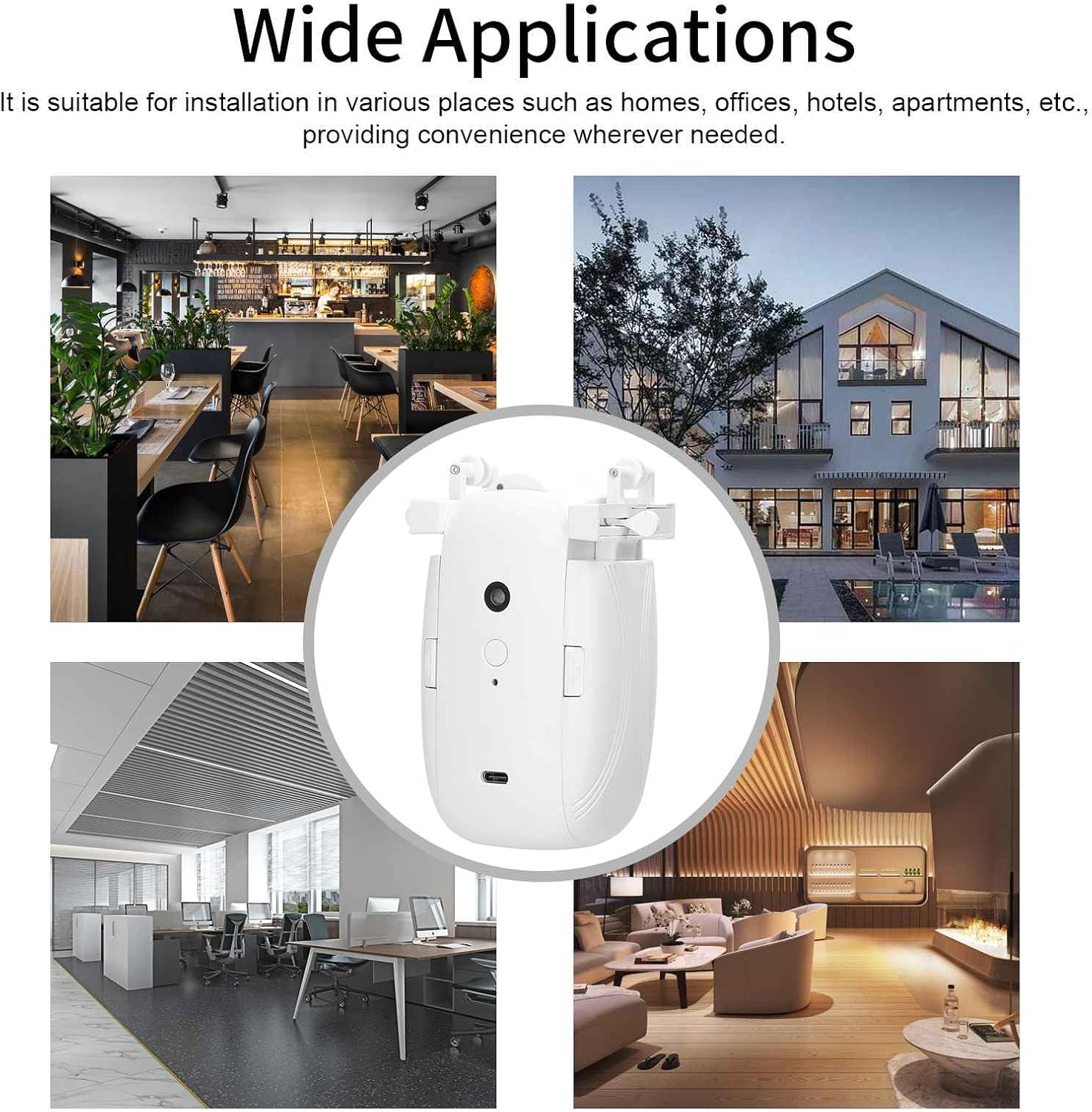 Automatic 3 in 1 Home Electric Smart Curtain Opener With Remote Controller for Opening and Closing (1pc)