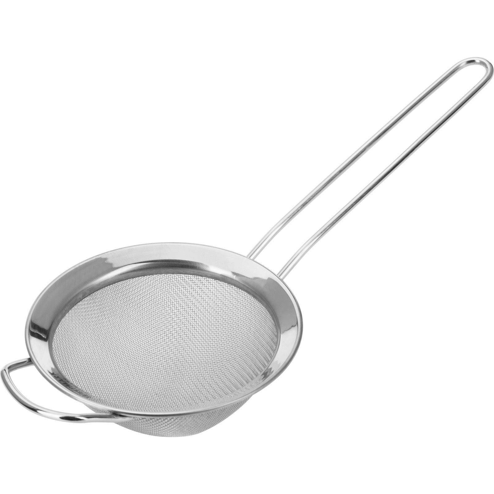 Westmark Cedzak domowy z szerokim brzegiem, Picante, ø 12 cm, stal nierdzewna, srebrny, 12122270