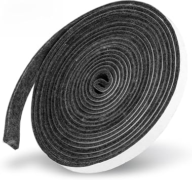 1/2" x 1/8" High Temp Smoker Gasket Replacement LavaLock for Smoker Seal, Smoker Door Gasket for BBQ Smokers and Grills, 15 Foot Self Stick Grill Gasket