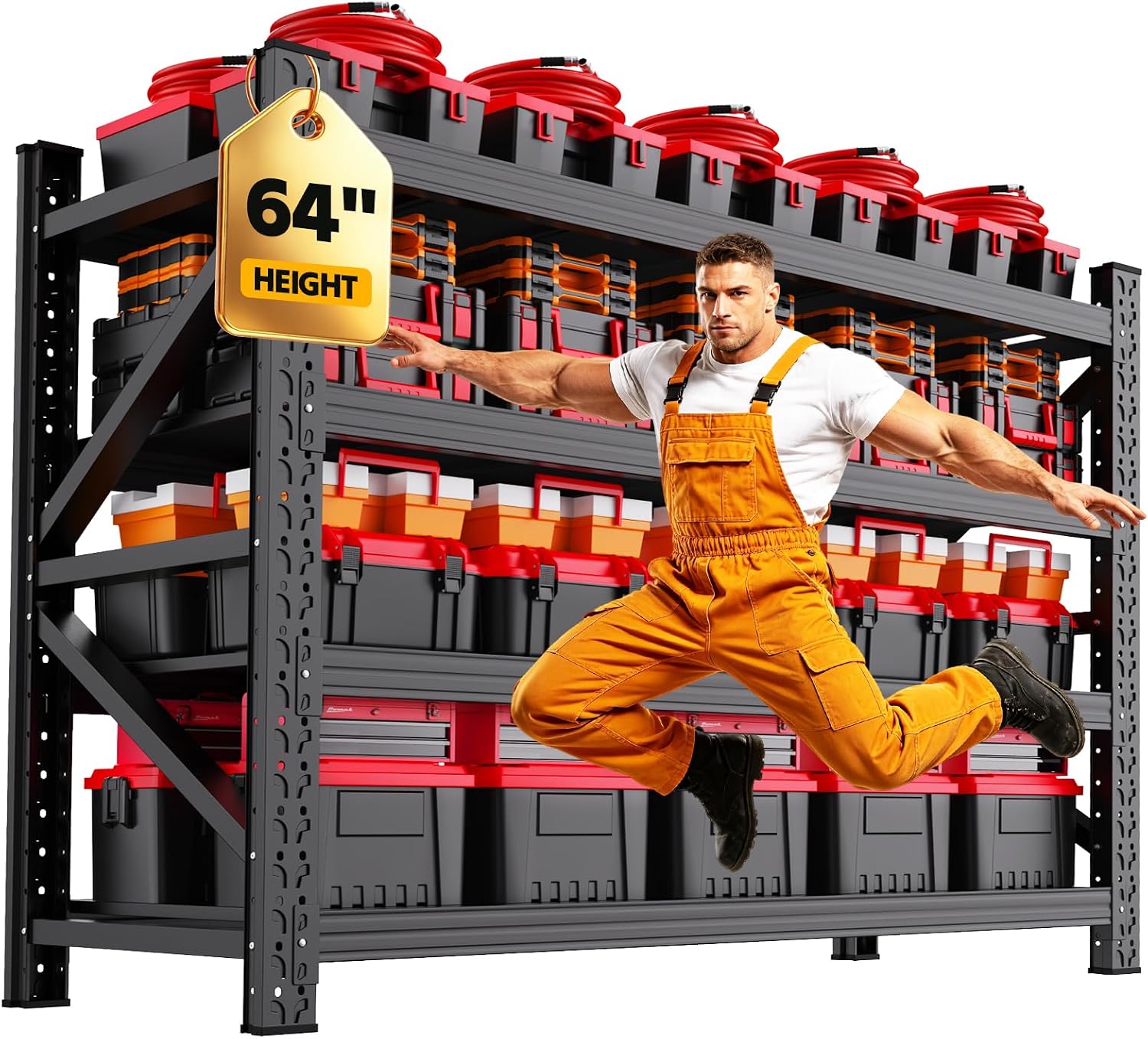 AXASIIO 69" Adjustable Garage Shelving