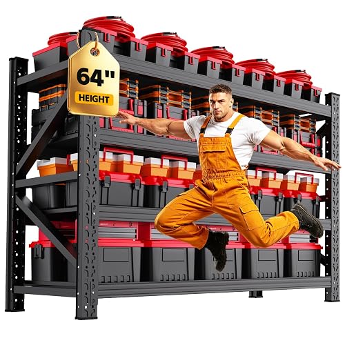 AXASIIO 69 quot W Storage Shelves product photo (Garage & Utility Shelving) — ScooterReviewPro review