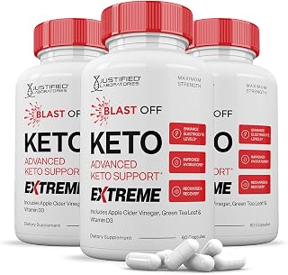 (3 Pack) Blast Off Keto ACV Extreme Pills 1675MG Keto Support Blend Alternative to BlastOff Keto Gummies Includes Apple Cider Vinegar Extra Virgin Olive Oil Powder Green Tea Leaf 180 Capsules