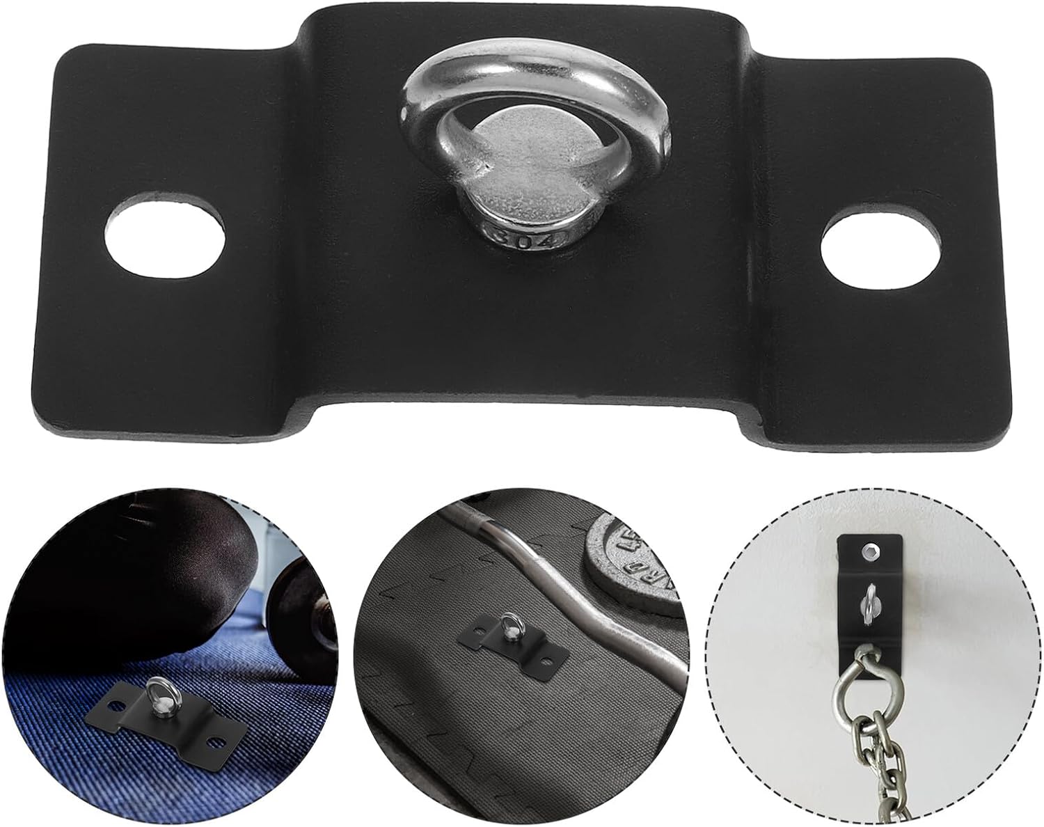 Heavy Duty Boxing Bag Hanger Ceiling Hook 55mm Steel Suspension Bracket with Swivel Rotation for Home Gym Training and Yoga Workout