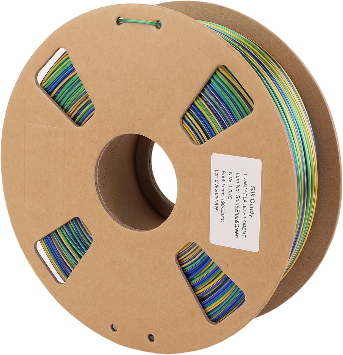 Aramox 1.75mm PLA 3D Printer Filament, High Strength Mixed Colors, Accurate Smooth Extrusion for Crafts and Professional Printing, 190-220°C