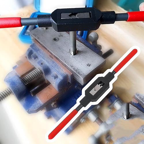 Miniatura 7 de CNBTR Llave escariadora de mango de metal ajustable con ajuste de 1/4"-3/4" de diámetro de varilla de 0.472 in para roscar y reparar tornillos