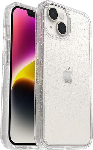 Miniatura 4 de OtterBox Symmetry Series Clear Series para iPhone 14 y iPhone 13 - Polvo de estrellas (transparentebrillante)