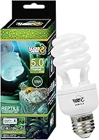 Vista 9 de LUCKY HERP Bombilla de Luz Compacta Fluorescente UVA UVB para Reptiles del Desierto 10.0 26W