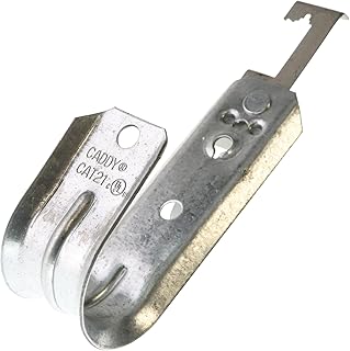 Caddy Erico CAT214Z34 1-5/16-Inch Cablecat J-Hook Cable Hanger, Rod/Wire, (40-Pack)