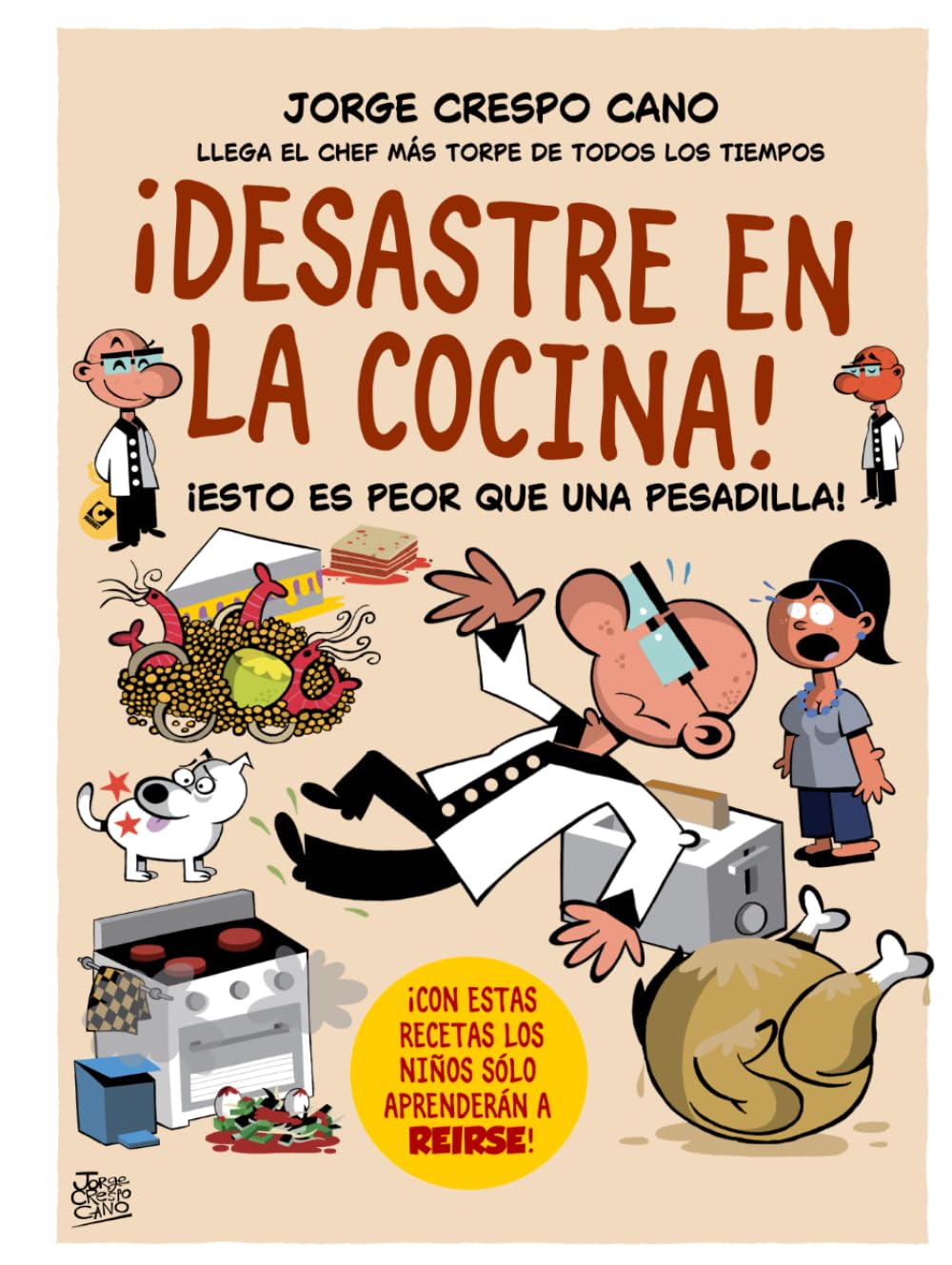 ¡DESASTRE EN LA COCINA!: Llega el chef más torpe de todos los tiempos