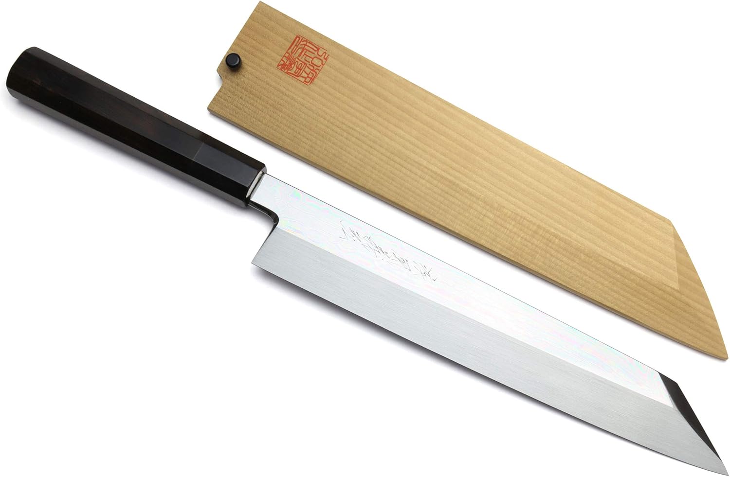Yoshihiro Shiroko White Steel Honyaki MirrorPolished Kiritsuke Multipurpose