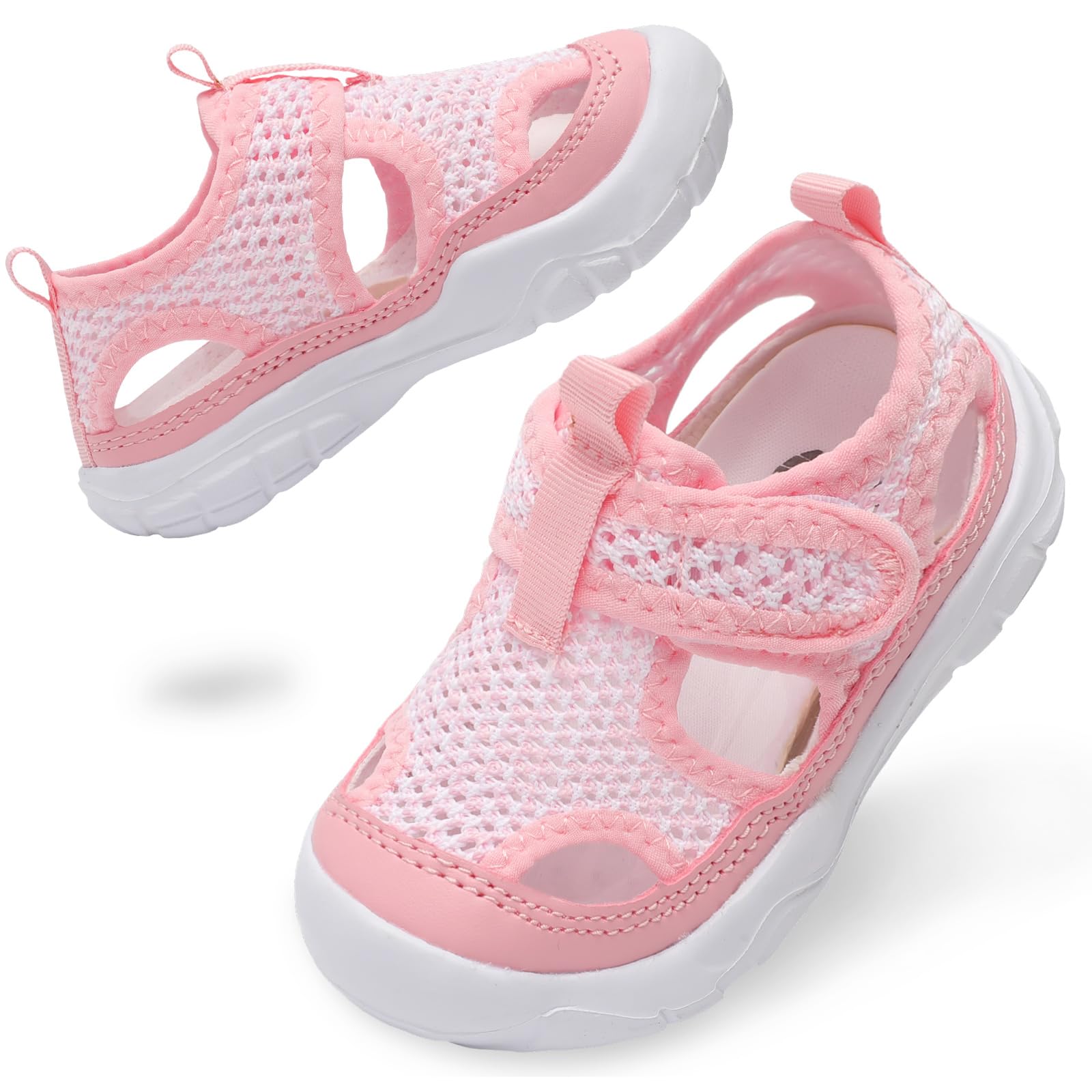 BARERUN Kids Water Shoes Boys Girls Barefoot Aqua Socks for Swim Surf Pool Beach Sport Lightweight Breathable Sandal Athletic Slip-On Sneaker for Toddler Outdoor Indoor
