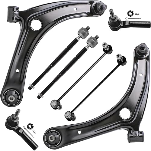 Miniatura 76 de Detroit Axle - Kit de suspensión delantera de 8 piezas para Toyota Sienna 2004-2010, brazos de control inferiores con rótulas interiores exteriores