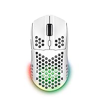 GXTrust 929W Helox Mouse Gaming Wireless Superleggero 75g, 80h di Durata Batteria