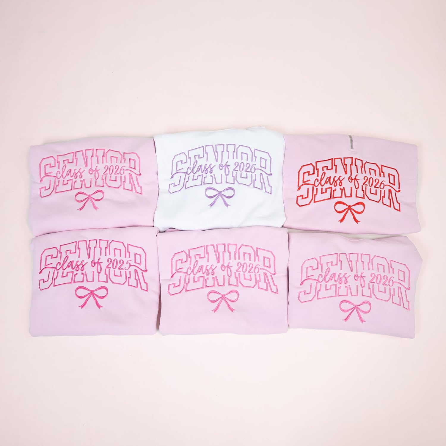 NAZENTI Personalized Embroidered Senior Sweatshirt Class of 2026, Custom Graduation Hoodie, School Shirt for Her or Him - Image 5