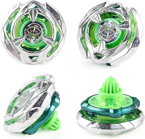 Miniatura 9 de Battling Top Burst Gyro Toy Set de regalo para niños a partir de 6 años, juguete de combate, juego de batalla, 3 tapas giratorias con lanzador y