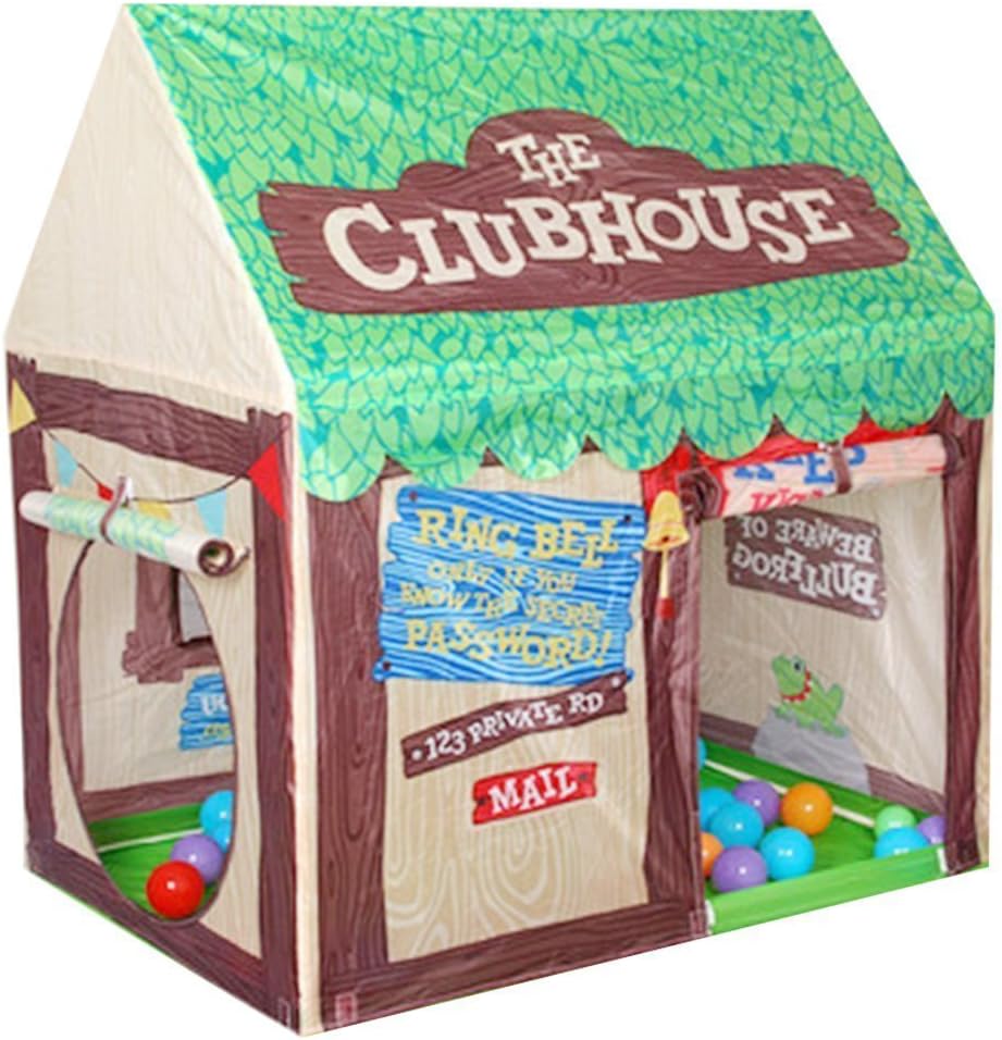 FlovingKids Indoor /Outdoor Play Tents Children Chocolate Playhouse Palace Tents (Green)
