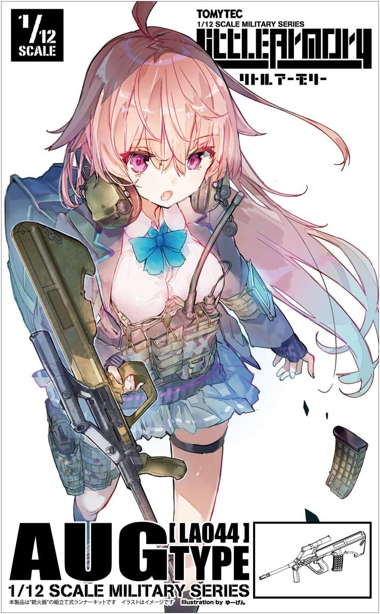 LittleArmory [LA044] AUG Type 1/12 Plastic Model