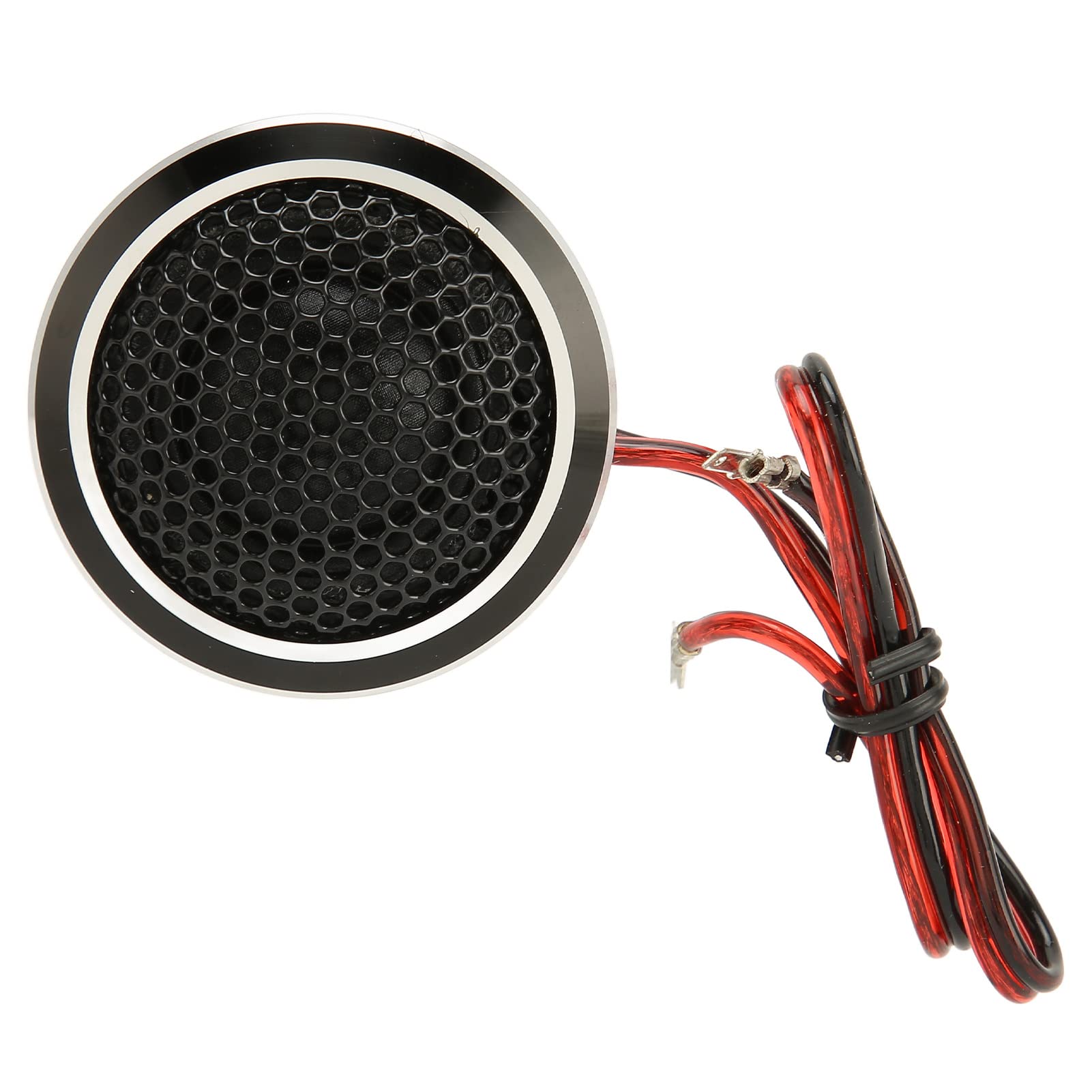 2 tweeters de Coche Negros de 0.984 in 150 W, tweeters de cúpula de Coche con Cuerpo de aleación de Aluminio, tweeters de Alta fidelidad de cúpula Suave para Audio de Coche,