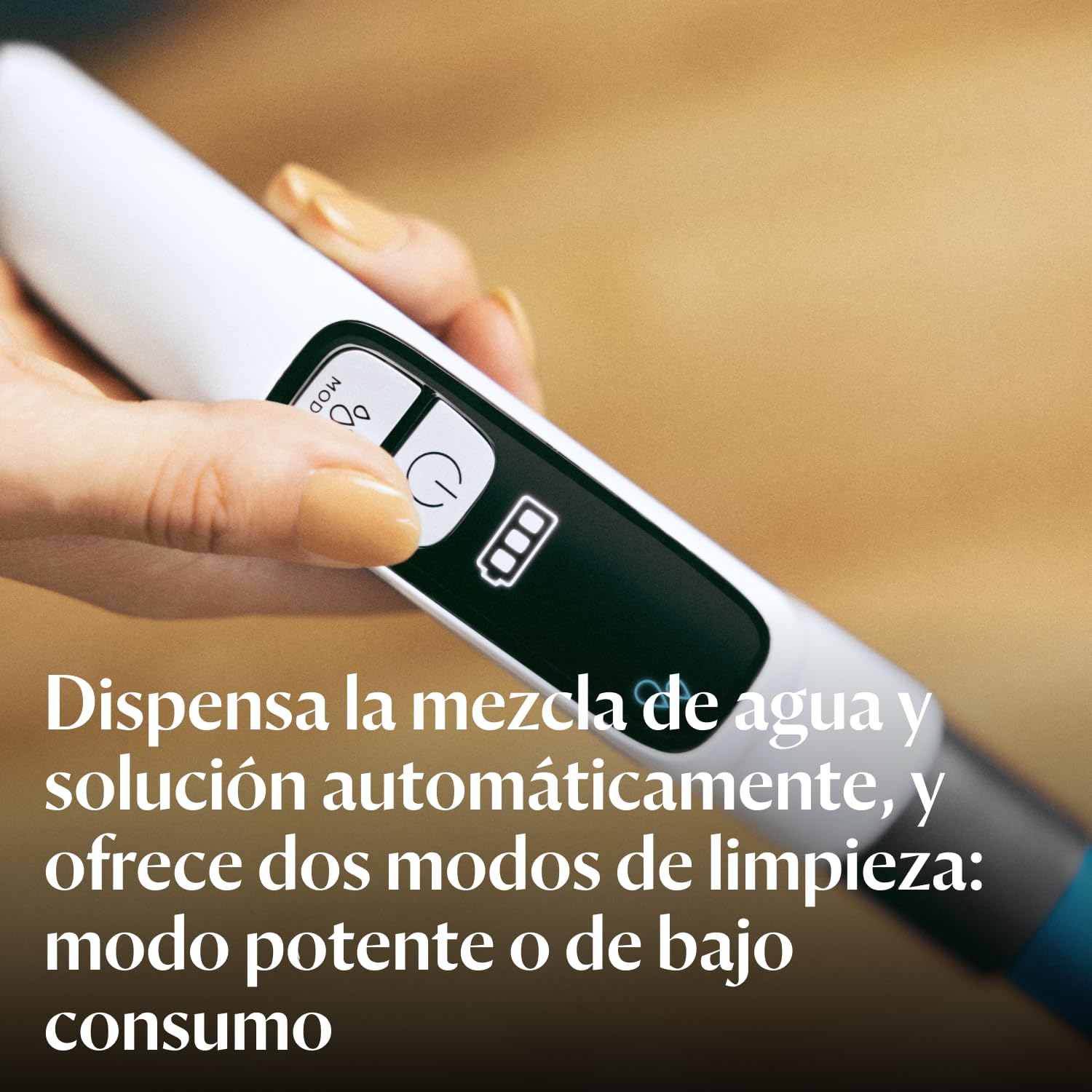 Bissell CrossWave HF3 Aspiradora Sin Cable 3598N | Aspiradora fregona en seco y húmedo, escoba vertical ligera, 25 minutos de autonomía, solo para suelos duros