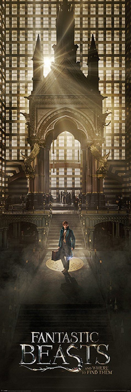 Poster Les Animaux Fantastiques 53x158cm ideal salon de cinephile