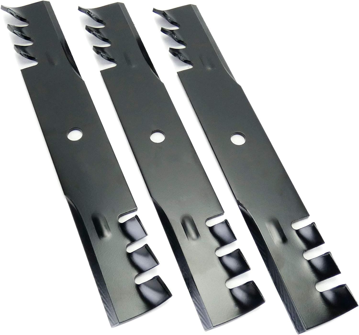 Rotary 48" 6300 Commercial Gator Mulch Lawnmower Blade Set (3) 5/8 Center Hole