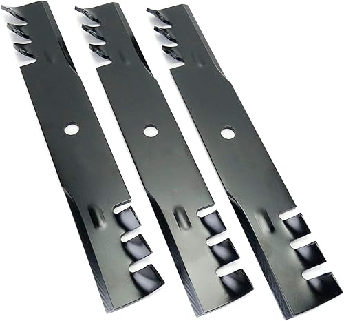 Rotary 48" 6300 Comercial Gator Mulch Cortacésped Blade Set (3) 58 Centro Agujero