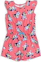 Vista 1 de Bluey French Terry Sleeveless Romper Infant to Big Kid Sizes (12-18 Months - 10-12)
