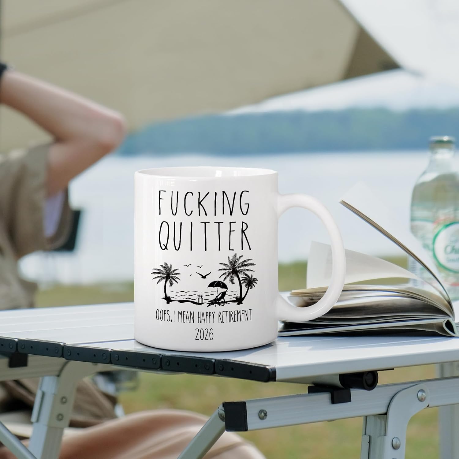 Quitter Oops, I Mean Happy Retirement! Funny Retirement Gifts for Men and Women, 2026 Retired Coffee Mug Gifts for Coworkers Leaving,Teachers,Doctors, Boss,Friends,Dad (11oz) -138 - Image 2