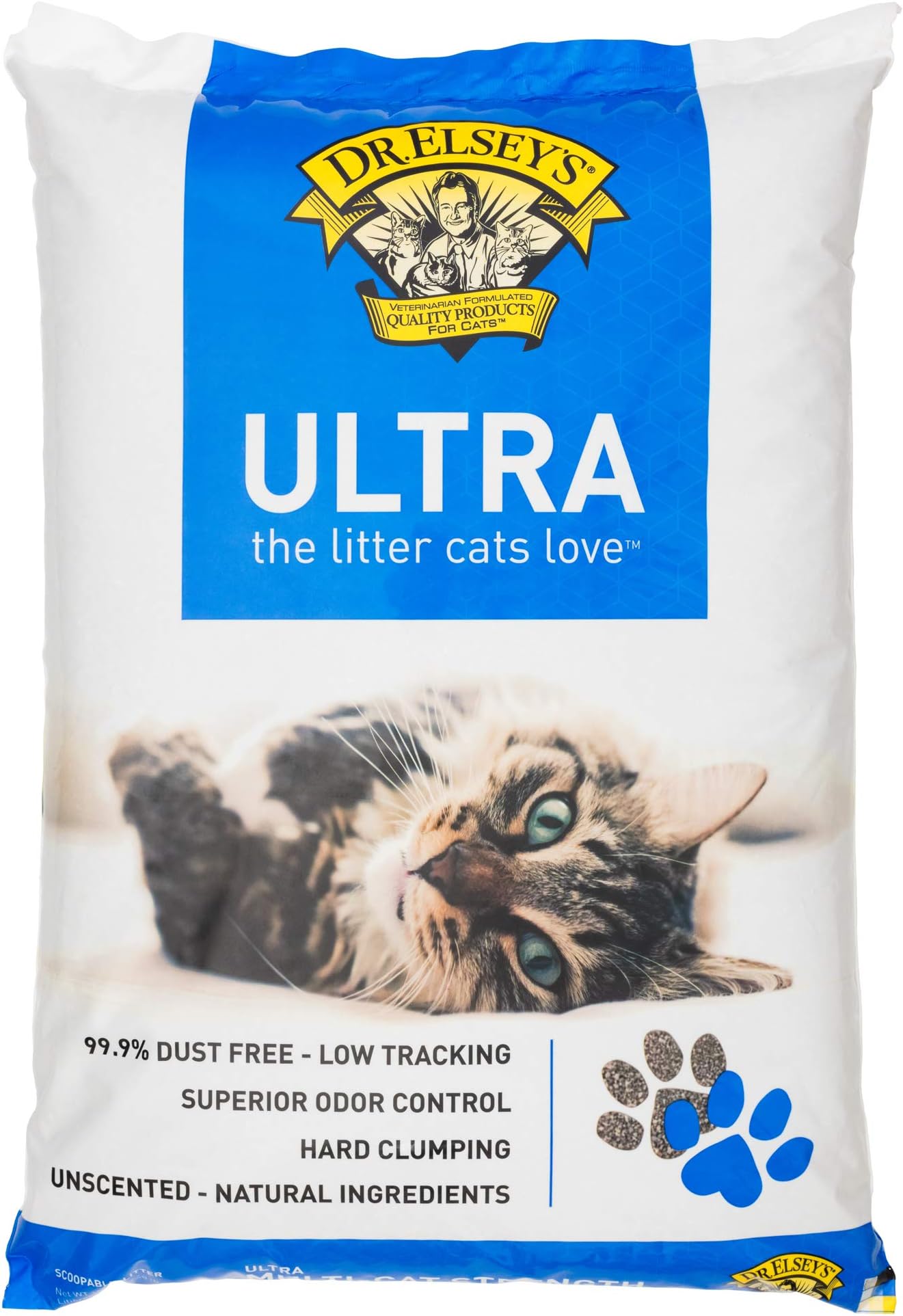 4 Pack Precious Cat Ultra Premium Clumping Cat Litter 18 Pound Bag