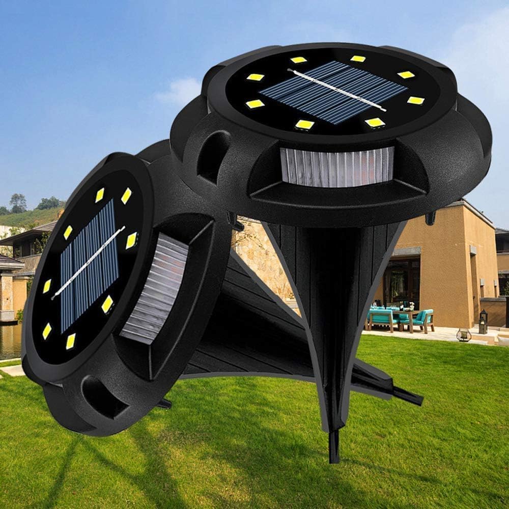 Coverzone 4'lü Solar Enerjili Bahçe Işıklandırmak için Lamba Dış Mekan Işık Uygun Güneş Enerjili Aydınlatma Piknik Kamp Tatil için Bahçe, Veranda, Havuz Kenarı Aydınlatması | MZ-507