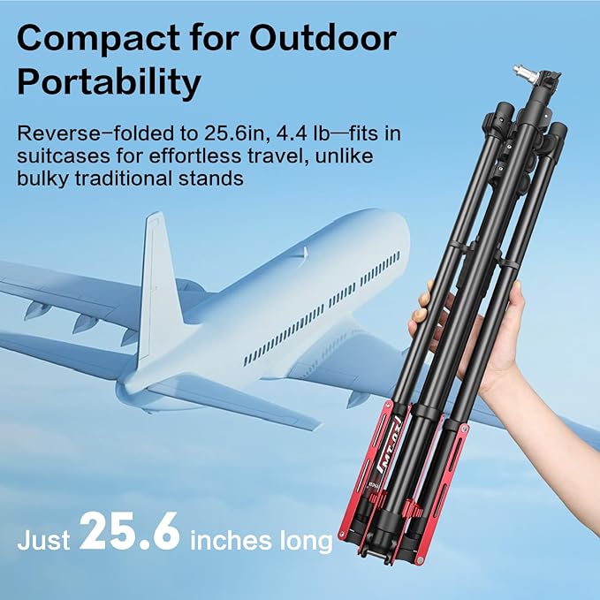 Soporte de luz ajustable con brazo para fotografía 8.9ft miniatura 8