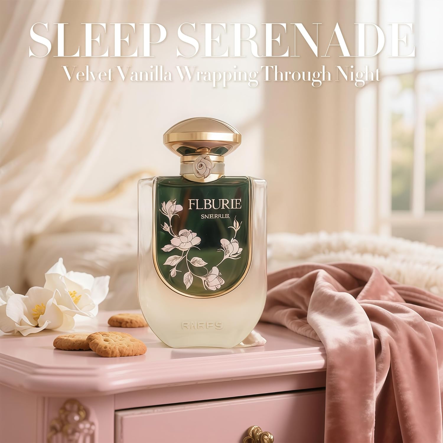 Riiffs Fleurie Emerald Women's Gourmand Perfume Eau de Parfum - Vanilla, Caramel, Floral, Lemon Luxury Scent with 24H Longevity | 3.4 Fl Oz 80% Vol Seductive Edible Fragrance - Image 4