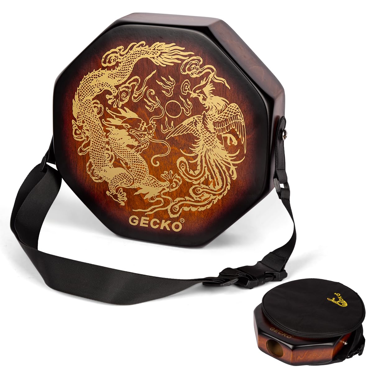 b*a様 GECHO カホンドラム　2ウェイ Amazon.com: GECKO Octagonal Cajon Drum, Portable Hand Percussion