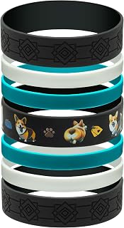 Corgi Dog Water Bottle Grip Kit 2: Large - 7 Bands of Corgi Loving Style, Protection and Grip.