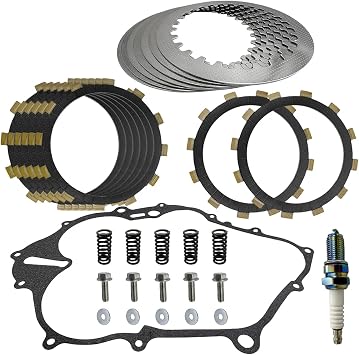 Clutch Kit Heavy Duty Springs & Cover Gasket Compatible with Yamaha Raptor 660 660R YFM660R 2001 2002 2003 2004 2005